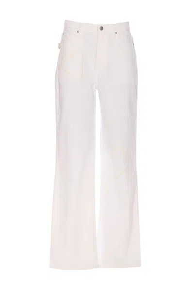 Zadig & Voltaire Elio Denim Pants In White