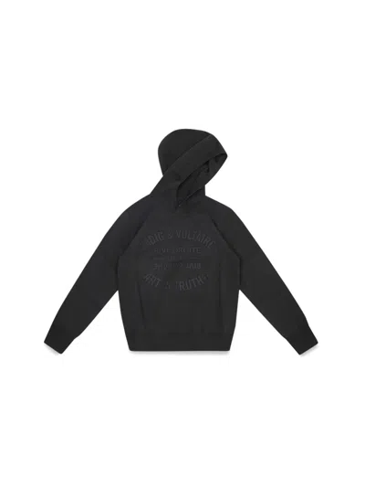 Zadig & Voltaire Kids' Hoodie In Grey