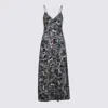Zadig & Voltaire Multicolor Dress In Encre