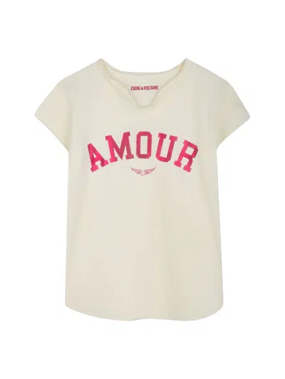 Zadig & Voltaire Kids' T-shirt In White