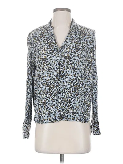 Pre-owned Zadig & Voltaire 3/4 Sleeve Blouse In Blue