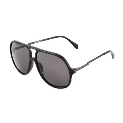 Zadig & Voltaire Acetate Sunglasses In Black