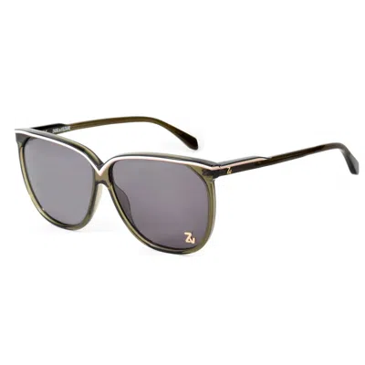 Zadig & Voltaire Acetate Sunglasses In Black