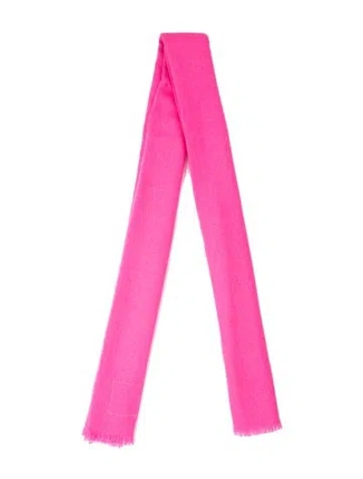 Pre-owned Zadig & Voltaire Acrylic Scarf W/ Tags In Pink