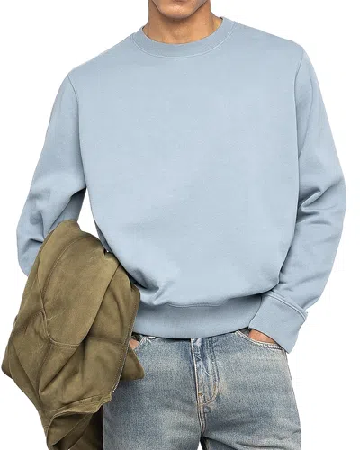 Zadig & Voltaire Aime Cotton Sweatshirt In Blue