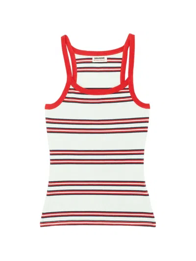 Zadig & Voltaire Albao Tank Top In Red
