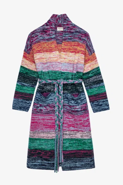 Zadig & Voltaire Allany Coat In Multi