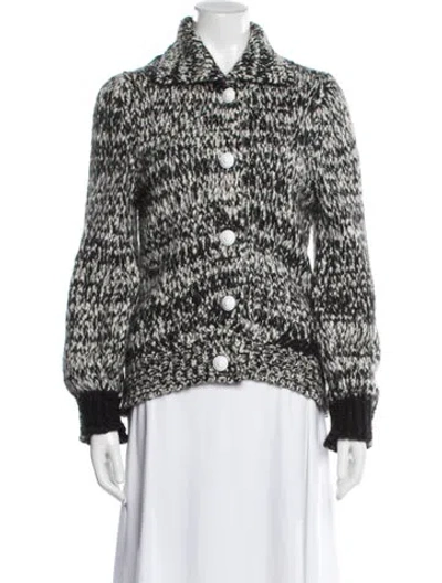 Pre-owned Zadig & Voltaire Alpaca Patterned Sweater In Multi