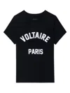 Zadig & Voltaire Alys Voltaire Paris Cotton Graphic T-shirt In Black