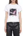 Zadig & Voltaire Womens White Alys Graphic-print Cotton-jersey T-shirt In White