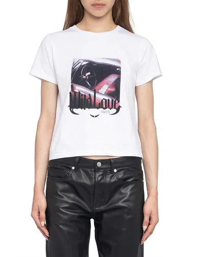 ZADIG & VOLTAIRE ALYS HC PHOTO WILD RIDE GRAPHIC TEE