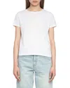 Zadig & Voltaire Alys Multicusto Strass Rhinestone Graphic T-shirt In White
