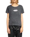 Zadig & Voltaire Womens Alys Logo-print Cotton-jersey T-shirt Black In Gray