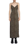 Zadig & Voltaire Ramelil Soft Leopard Print Dress In Neutral