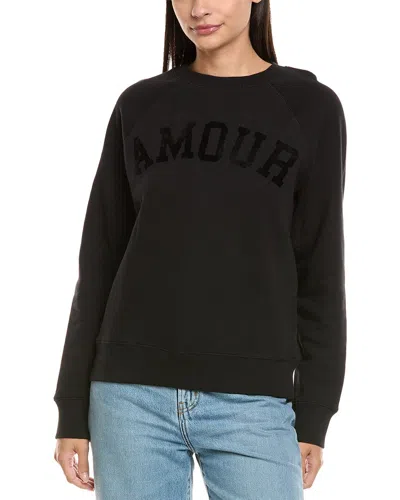 Zadig & Voltaire Amour Flock Sweatshirt In Black