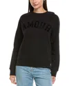 Zadig & Voltaire Amour Flock Sweatshirt In Black