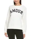 Zadig & Voltaire Amour Flock Sweatshirt In White
