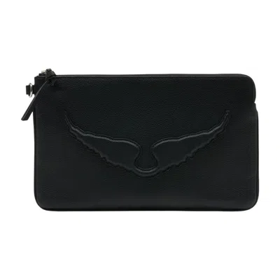Zadig & Voltaire Zadig&voltaire Angel Wallet In Black