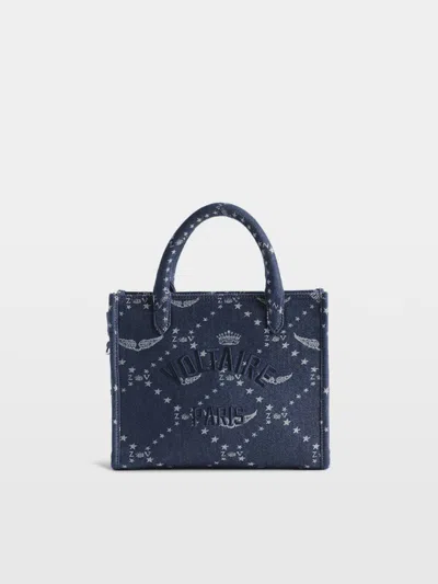 Zadig & Voltaire Angel Xs Monogram Denim Tote