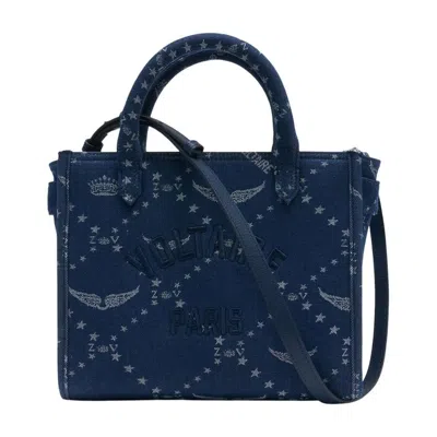 Zadig & Voltaire Angel Xs Tote Bag  Navy In ["blue"]