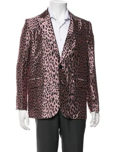 Pre-owned Zadig & Voltaire Animal Print Blazer W/ Tags In Multicolor