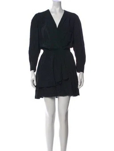 Pre-owned Zadig & Voltaire Animal Print Mini Dress In Blue