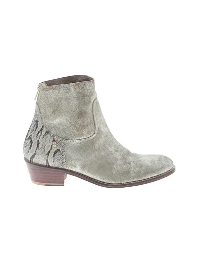 Pre-owned Zadig & Voltaire Ankle Boots In Gold