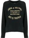 Zadig & Voltaire Sweaters Blacks And Greys In Black