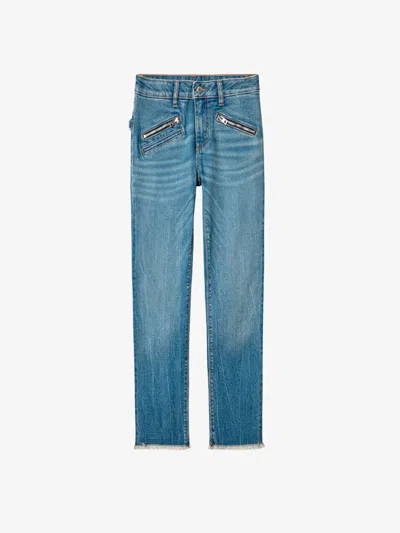 Zadig & Voltaire Ava Jeans In Blue