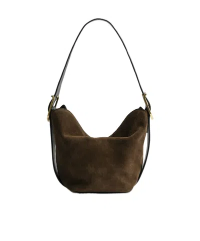 Zadig & Voltaire Baby Jane Suede Bag In Brown