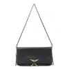 Zadig & Voltaire Rock Leather Clutch Bag In Black