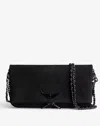 Zadig & Voltaire Rock Soft Savage Crossbody Bag In Black