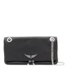 Zadig & Voltaire Rock Chain Shoulder Bag In Black