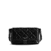 Zadig & Voltaire Rock Ii Quilted Chain Crossbody Bag In Black