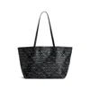 Zadig & Voltaire Womens Z Shopper Monogram Coated-canvas Tote Bag Noir In Black