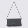 Zadig & Voltaire Dark Grey Leather Rock Shoulder Bag