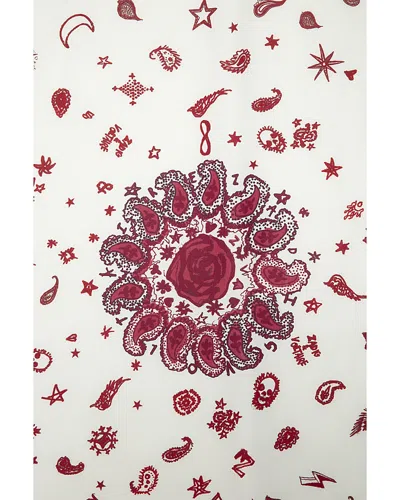 Zadig & Voltaire Bandana Print Mixed Silk Square Scarf In Multi