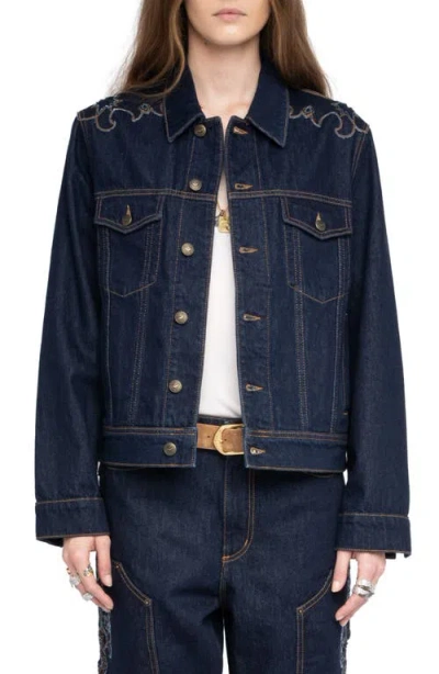 ZADIG & VOLTAIRE ZADIG & VOLTAIRE BASES WESTERN DENIM JACKET