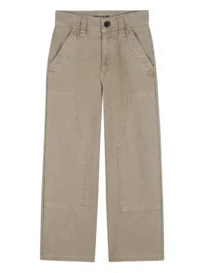 Zadig & Voltaire Kids' Beige Trousers In Brown