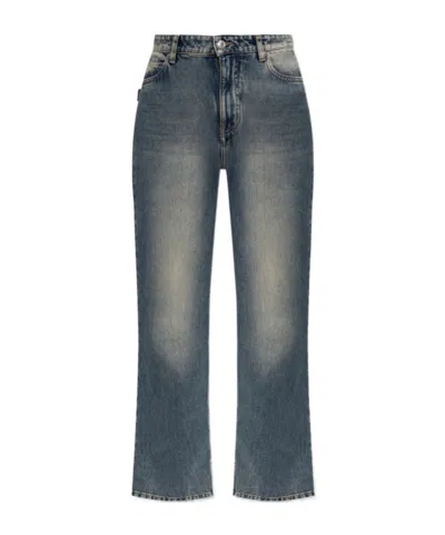 Zadig & Voltaire Belt Loop Denim Trousers In Blue
