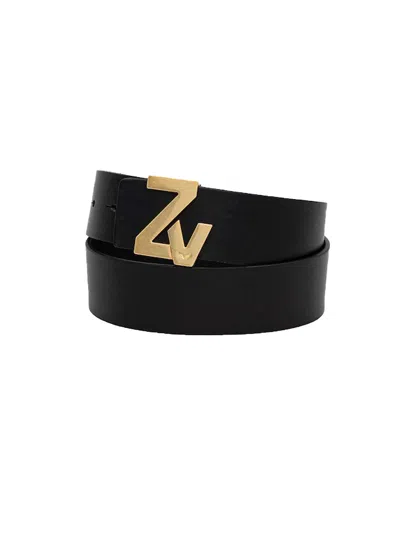 Zadig & Voltaire Belts In Noir