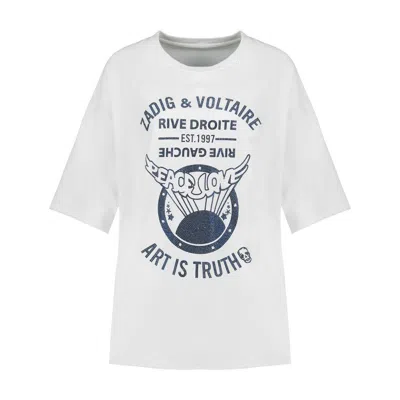 Zadig & Voltaire T-shirt Berry In White