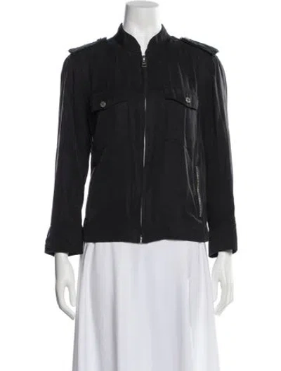 Pre-owned Zadig & Voltaire Biker Jacket In Black