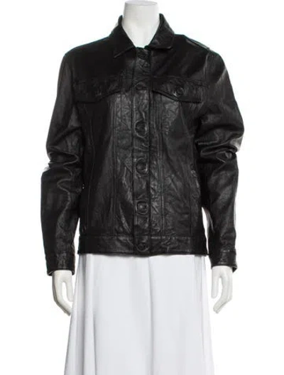 Pre-owned Zadig & Voltaire Biker Jacket In Black