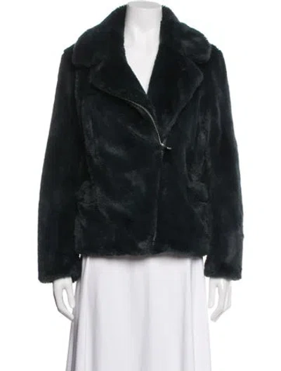 Pre-owned Zadig & Voltaire Biker Jacket In Black/green