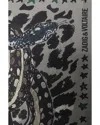 Zadig & Voltaire Billie Snakes Square Scarf In Gray