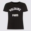 Zadig & Voltaire Black Cotton T-shirt In Black