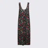 Zadig & Voltaire Renzo Lace-panel Floral-print Maxi Dress In Multi