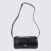Zadig & Voltaire Black Leather Doudou Vintage Patemt Shoulder Bag In Black