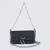 Zadig & Voltaire Black Leather Rock Nano Shoulder Bag